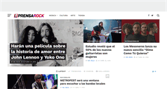 Desktop Screenshot of prensarock.com