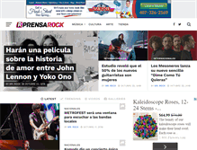Tablet Screenshot of prensarock.com